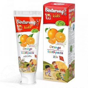 Детская зубная паста «BINTURONG ORANGE» с ароматом апельсина