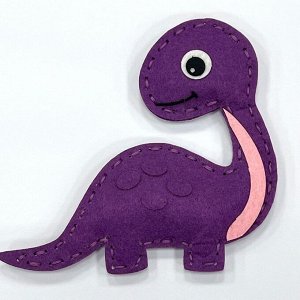 Набор для создания игрушки из фетра «Красивый динозаврик»