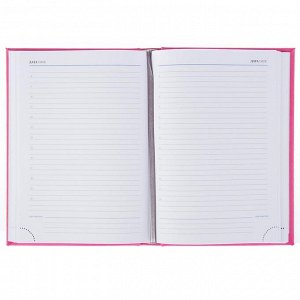Ежедневник недатированный А5, 352 страницы FESTIVAL, искуственная кожа, розовый