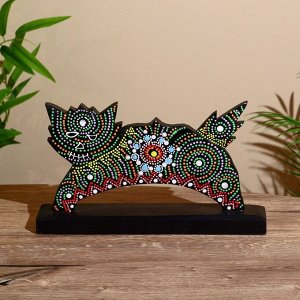 Сувенир «Котяра», на подставке, 30x6x17 см, албезия