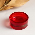 Подсвечник &quot;Санта&quot; 2,5х5,5 см КРАСНЫЙ