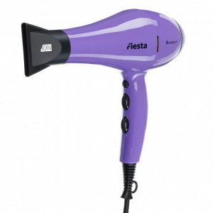 Деваль Про Фен Fiesta с ионизацией, лаванда, 3 насадки, 2600 Вт (Dewal Pro, Фены)