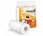 Полотенца кухонные бумажные &quot;Maneki&quot; Sumi-e 2 слоя, 60 л., белые, 2 рулона/упаковка
