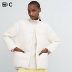 UNIQLO - легкий демисезонный пуховик - 01 OFF WHITE