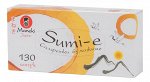 Салфетки бумажные &quot;Maneki&quot; Sumi-e 2 слоя, белые, 130 шт./коробка