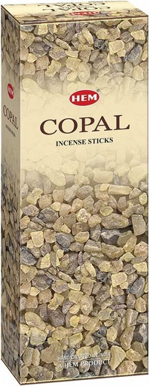 HEM Copal Копал (Copal) HEM - благовоние древесной серии. Этот фимиам обладает прекрасными защитными свойствами. Очищает помещение и любое пространство от негатива и агрессии. Нейтрализует враждебное 