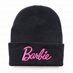 Шапка с вышитой надписью &quot;Barbie&quot;, однотонная, унисекс