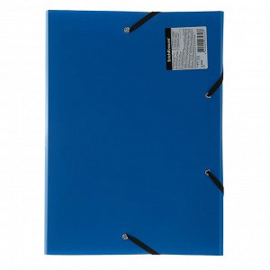 Папка пластиковая на резинке А4, 12 отделений Erich Krause Classic, синий