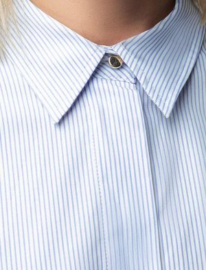 Блузка с застежкой манжета в стиле запонки