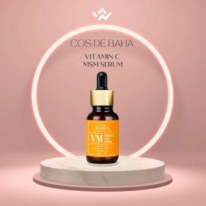 Отбеливающая сыворотка для лица с витамином C и феруловой кислотой Cos De BAHA Vitamin C MSM Serum VM