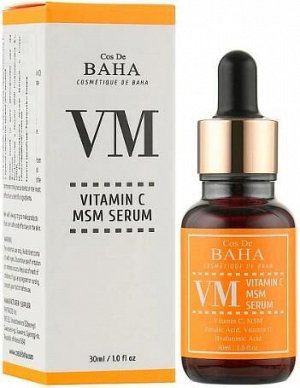 Отбеливающая сыворотка для лица с витамином C и феруловой кислотой Cos De BAHA Vitamin C MSM Serum VM