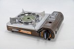 Плита газовая под баллон одноразовый + ПЕРЕХОДНИК NaMilux NA-P4075PS/2W