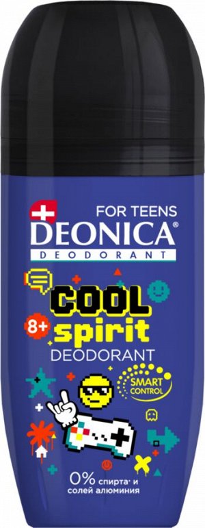 DEONICA® FOR TEENS Дезодорант ролик "COOL SPIRIT", 50мл