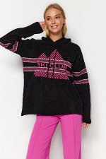 мягкий текстурированный свитер из трикотажа