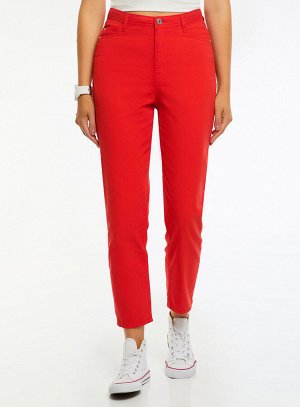 Брюки хлопковые mom fit