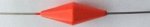 Груз шестик удлиненный, 35 гр, цвет оранж