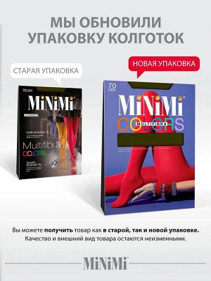 MINIMI MULTIFIBRA COLORS 70 колготки женские из мягкой микрофибры цвет хаки (зеленый)
