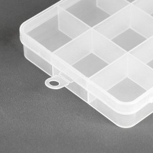 Органайзер для хранения мелочей, с подвесом, 15 ячеек, 17.5x10x2 см