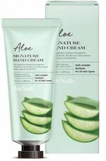 PrettySkin(McNally) Крем для рук с экстрактом алоэ Hand Cream Aloe Signature, 100 мл