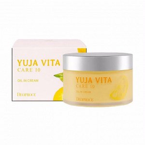 Deoproce Антивозрастной крем для лица с тающей текстурой и ароматом цитрусов Cream Yuja Vita Care 10 Oil In, 100 мл