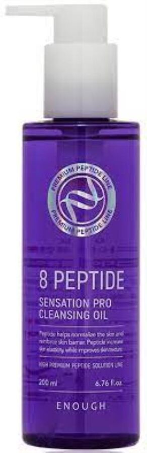 Enough Гидрофильное масло для умывания с пептидами Cleansing Oil 8 Peptied Sensation Pro, 200 мл