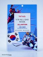 PrettySkin(McNally) Маска тканевая для лица с аллантоин Mask V10 All Day Allantoin, 25 мл