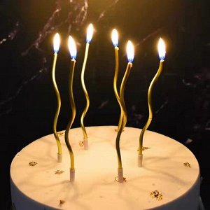 Свечи на торт изогнутые, Свечи для торта, Набор свечей для торта