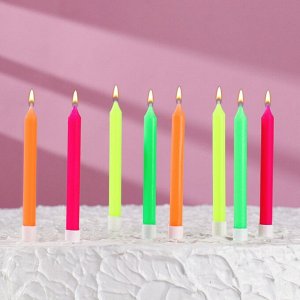 Набор цветных свечей для торта