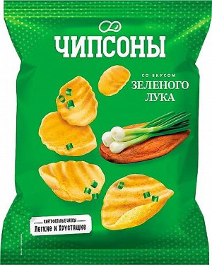 Чипсы Чипсоны картофельные Зеленый лук 40г
