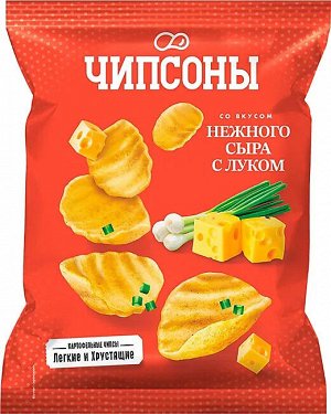 Чипсы Чипсоны картофельные Нежный сыр с луком 40г