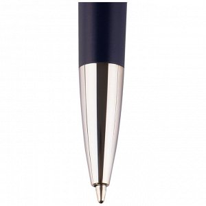 Ручка шариковая автоматическая MESHU ""Black sand"" синяя, 1,0мм