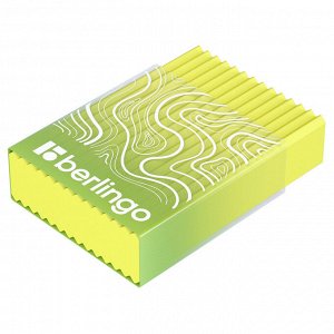 Ластик Berlingo ""Gradient"" прямоугольный, пластиковый кейс, Eco-Pvc, 45*32*11мм