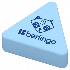 Ластик Berlingo ""Zoo"", треугольный, термопластичная резина, 28*24*10мм