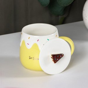 Кружка керамическая «Нежное мороженое», 380 мл, цвет МИКС