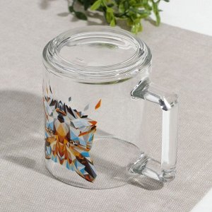 GiDGLASS Кружка Animals, стеклянная, 250 мл, микс