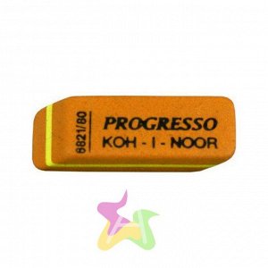 Ластик "Progresso" 80, комбинированный, каучук, 41*14*8мм: 6821080006KDRU штр.: 85941021