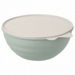 МИСКА для продуктов С КРЫШКОЙ WAVE 3,7Л (Зеленый флэк)