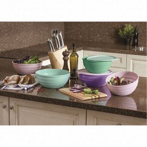 МИСКА для продуктов С КРЫШКОЙ WAVE 3,7Л (Зеленый флэк)
