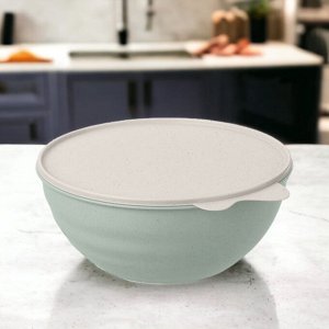 МИСКА для продуктов С КРЫШКОЙ WAVE 3,7Л (Зеленый флэк)