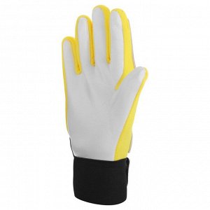Перчатки вратарские ONLYTOP, цвет жёлтый