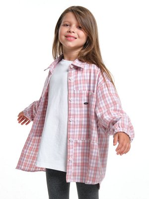 Mini Maxi Рубашка one size в клетку (S, M, L) UD 7992-1(4) розовая клетка