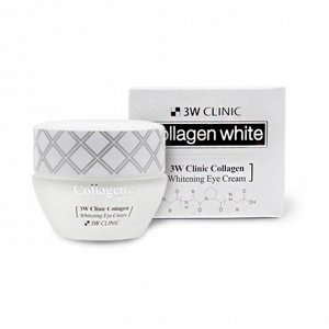 3W Clinic Collagen Whitening Eye Cream Осветляющий крем с коллагеном для кожи вокруг глаз 3W Clinic Collagen Whitening Eye Cream