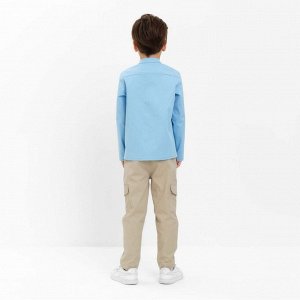 Рубашка джинсовая детская KAFTAN размер  32 (110-116 см), голубой