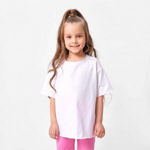 Футболка детская KAFTAN Basic line 28 (86-92 см), белая