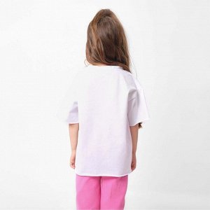 Футболка детская KAFTAN Basic line 28 (86-92 см), белая
