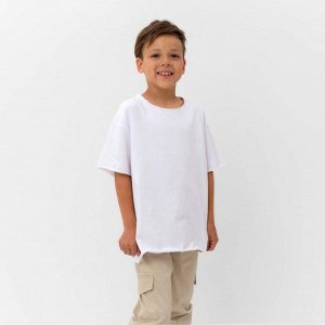 Футболка детская KAFTAN Basic line 28 (86-92 см), белая
