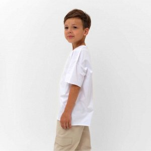Футболка детская KAFTAN Basic line 28 (86-92 см), белая