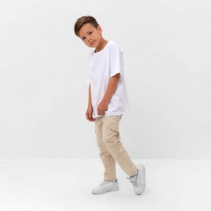 Футболка детская KAFTAN Basic line 28 (86-92 см), белая