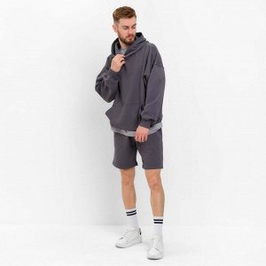 Худи мужское MIST Men's casual, цвет графитовый