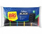 Губки кухонные BIG CITY LIFE Максима Black 5 штук